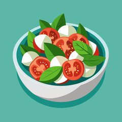 vector illustration of an apple