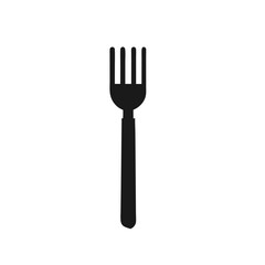 fork silhouette icon 