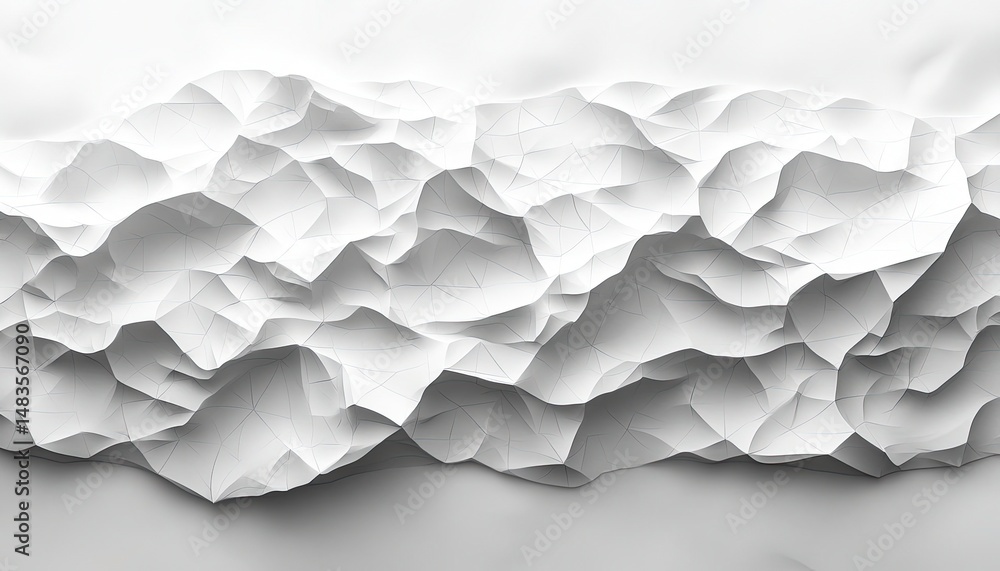 Aufkleber abstract white background with sharp edges and triangular line patterns. useful for presentations, w