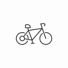 road bicycle sport icon sign vector