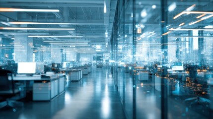 Modern Office Interior Design: A Futuristic Workspace