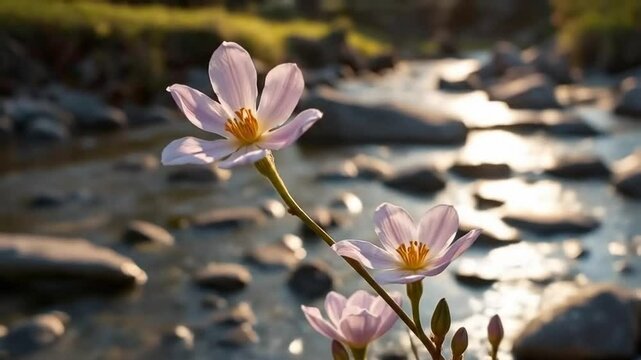 pink and white crocus