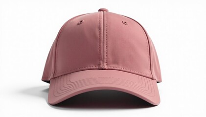Classic baseball cap, front view, on white background Clean, simple, perfect for mockup , apparel, retro