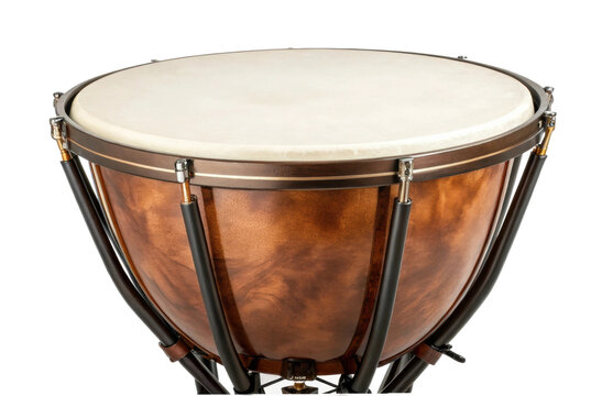 PNG Copper timpani drum with orchestral percussion instrument design