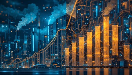 Industrial Growth Acceleration, Production Transformation. Ai-driven Digital Efficiency, Smarter Systems, Optimized Progress. Modern Innovation, Technological Advancements, And Enhanced Productivity.