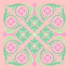 seamless pattern with flowers