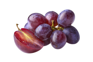 Obraz premium Juicy Red Grapes Fresh, Ripe, and Ready to Eat