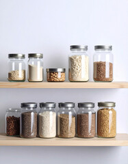 Minimalist Zero Waste Kitchen with Eco Storage and Natural Light