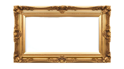 golden frame transparent background png