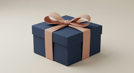 Fototapeta premium gift box with gold ribbon