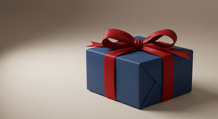 gift box with gold ribbon