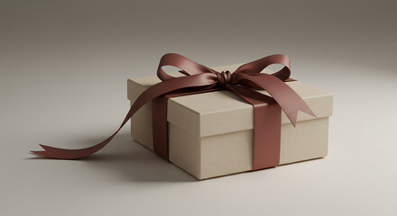 gift box with gold ribbon