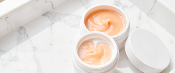 Hydrogel eye patches in bright bathroom setting, rejuvenation concept