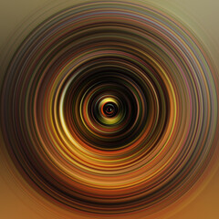 Colorful radial motion effect. Abstract rounded background.