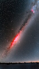 Milky Way galaxy's vibrant band across cosmos