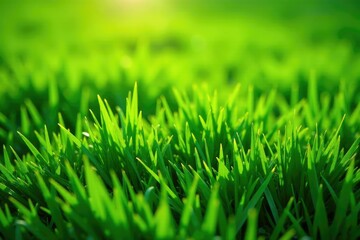 Fototapeta premium Vibrant green grass, lush texture, sunlight dappled , grass, foliage