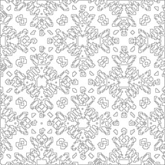 Linear pattern. Digital design.Black and white pattern for web page, textures, card, poster, fabric, textile. Linear Wallpaper Image.
Repeating ornament.
