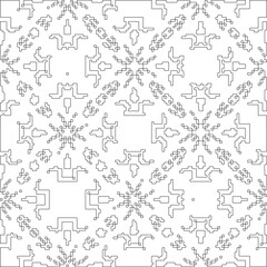 Linear pattern. Digital design.Black and white pattern for web page, textures, card, poster, fabric, textile. Linear Wallpaper Image.
Repeating ornament.