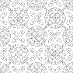 Linear pattern. Digital design.Black and white pattern for web page, textures, card, poster, fabric, textile. Linear Wallpaper Image.
Repeating ornament.