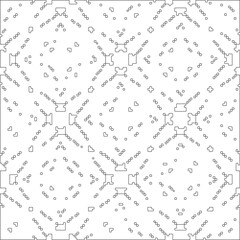 Linear pattern. Digital design.Black and white pattern for web page, textures, card, poster, fabric, textile. Linear Wallpaper Image.
Repeating ornament.