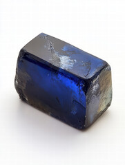 Blue Sapphire Rough: A captivating rough blue sapphire gemstone, showcasing its deep, rich blue hue and unique crystalline structure. The stone's raw beauty is highlighted against a clean background.