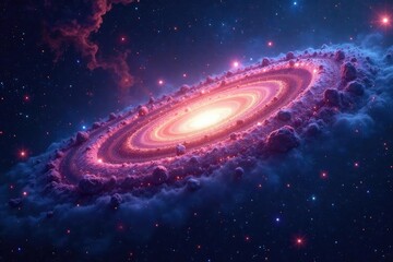 Distant galaxies, swirling nebulas, star clusters, vastness, wonder, stars