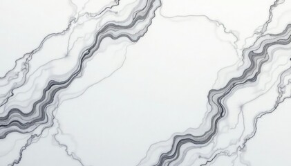 Obraz premium Elegant swirls of white and gray marble Perfect for design projects needing a luxurious, sophisticated backdrop , luxury, gray
