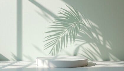 Obraz premium a serene indoor setting with a natural light source creating dramatic shadows