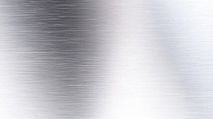 A textured metallic surface with a gradient of silver and gray tones.