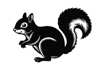 detailed-vintage-squirrel-illustration-in-black-an.eps