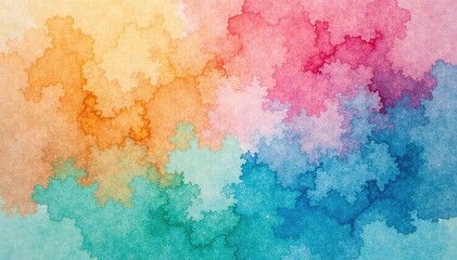 Obraz premium Abstract watercolor wash texture, perfect for design projects, soft, seamless, red