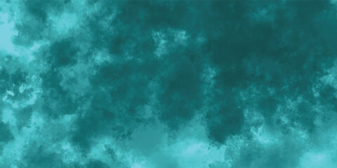 Visual Dream of Teal Fog Forming in a Celestial Mist

