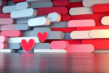 Abstract Valentine's Day Background