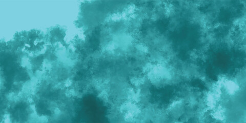 Surreal Ink Flow Spreading Peacefully in a Blue-Teal Sky

