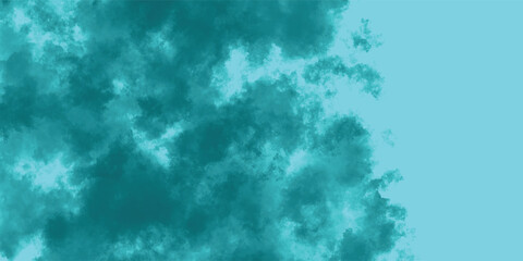 Textured Art Print With Soft Layers of Blue-Green Mist

