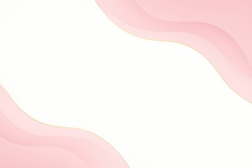 Smooth salmon pink wave layout background