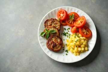 Empty plate, untouched food, signifying fasting , cleansing, diet, abstinence