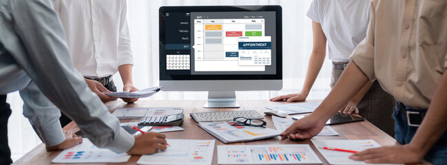 Online applointment booking calendar for brisk regristration on the internet website