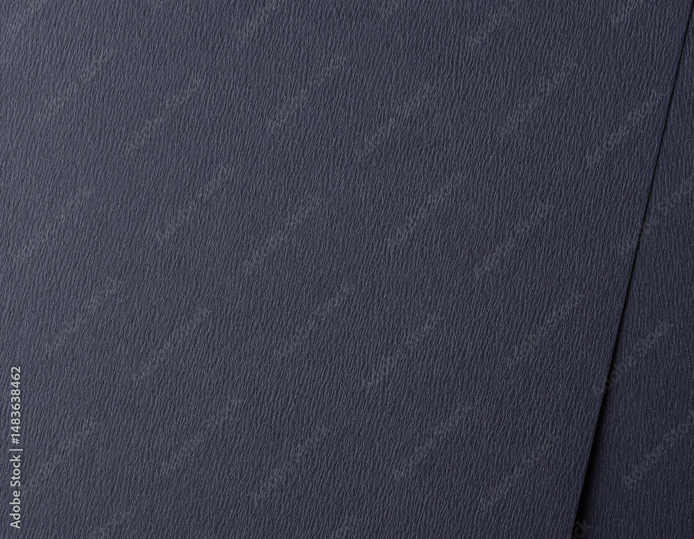 Fototapete Dark blue matte paper texture with a smooth, striated finish, featuring a subtle, abstract ripple