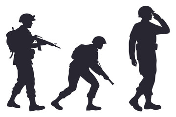 Naklejka premium vector silhouettes of people