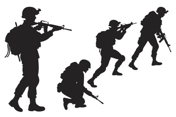 silhouette of a soldier