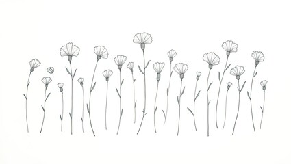 Naklejka premium vector illustration of a flower