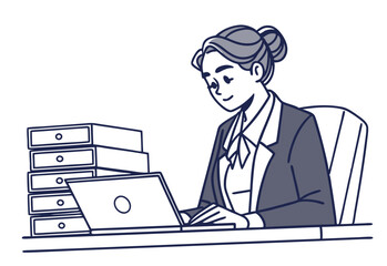 businessman with laptop