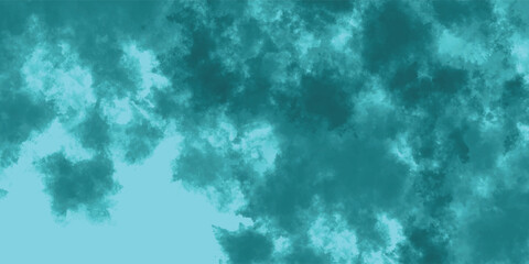 Whirling Mist in Rich Aqua and Cyan Colors with a Serene Atmospheric Vibe

