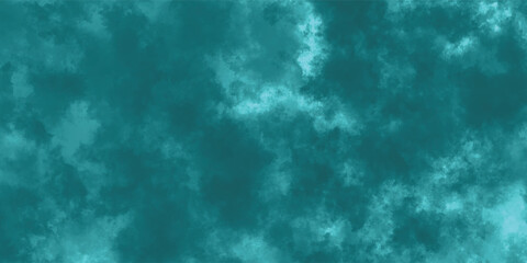 Delicate Layers of Abstract Teal Smoke Floating Through a Sky of Stillness

