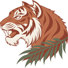 A tiger head icon silhouette vector art illustration silhouette tiger face and head tittle, Tiger Face and Head Silhouette Vector, silhouette tiger tiger head silhouette vector black outline