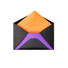 vibrant email newsletter mockups in dark and vivid colors
