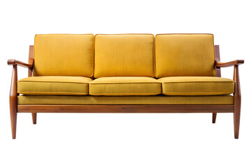 High-Quality Modern Sofa PNG &ndash; Minimalist Design, Transparent Background, Perfect for Interior Design & E-commerce