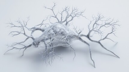 Detailed illustration of a complex, branching structure.