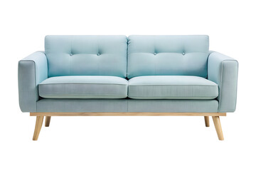 Fototapeta premium High-Quality Modern Sofa PNG – Minimalist Design, Transparent Background, Perfect for Interior Design & E-commerce